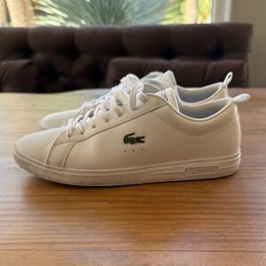 Lacoste Classic White Tennis Shoes
